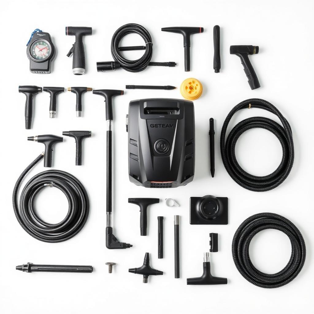 معدات وأجهزة التنظيف بالبخار الاحترافية المستخدمة