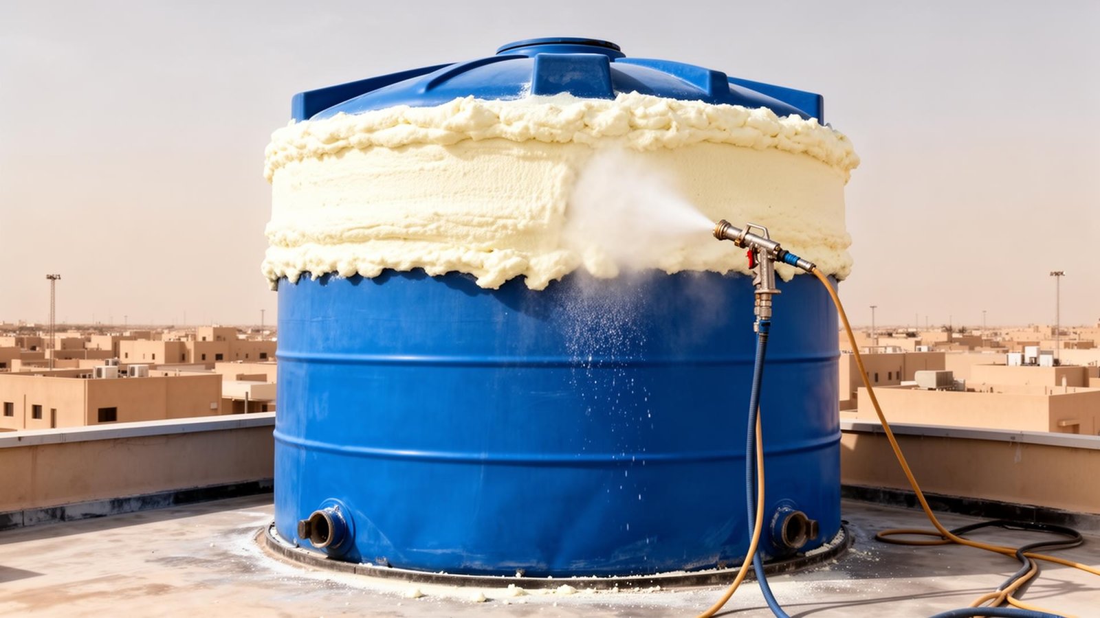 عزل خزانات المياه