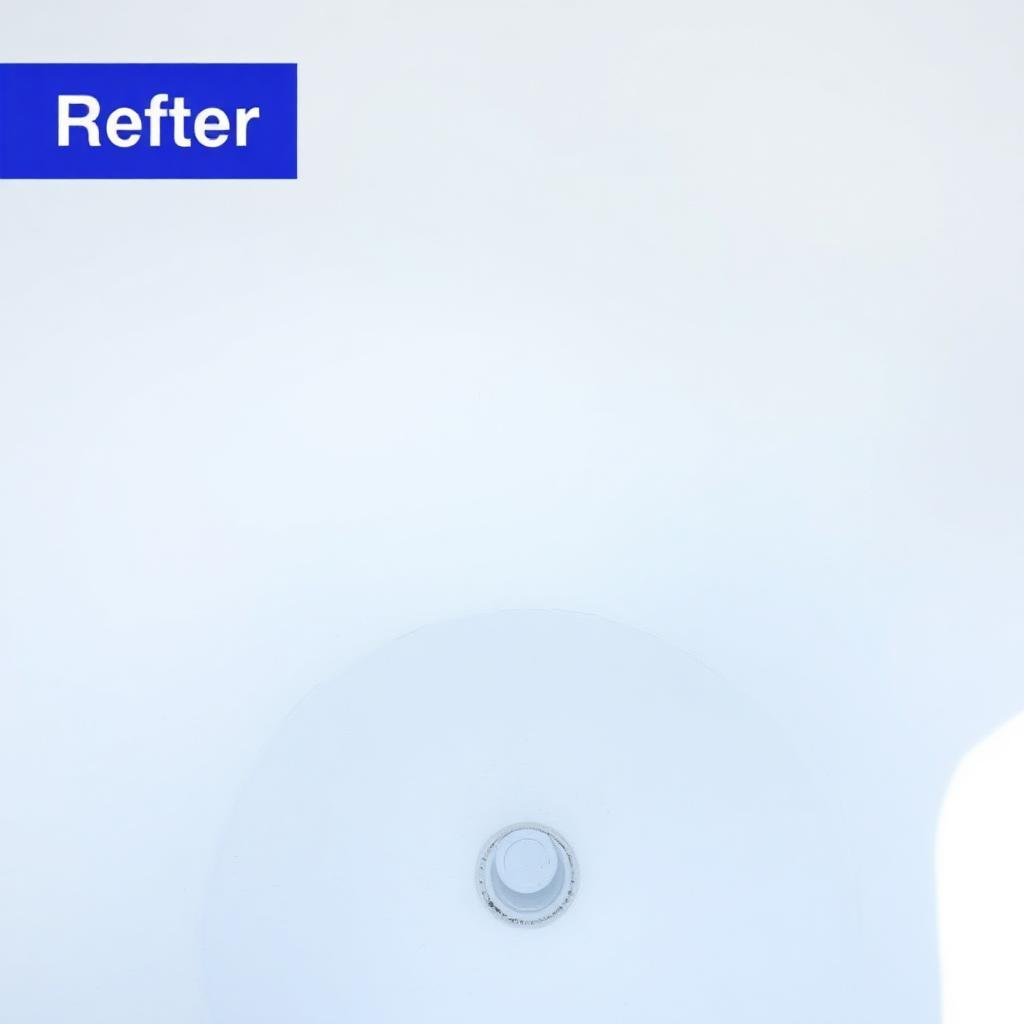 خزان مياه نظيف ومعقم بعد التنظيف الاحترافي بسطح أبيض ناصع